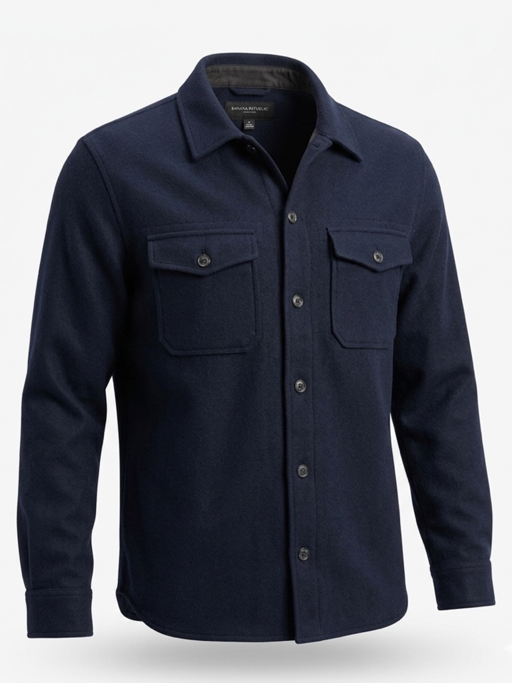 Banana Republicublic Fleece lined Shirt Jacket. Large.